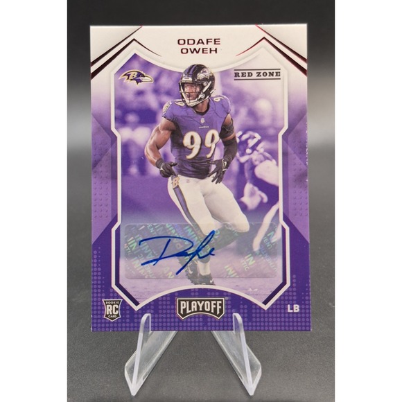 Other - 2021 Panini Playoff Odafe Oweh #255 Red Zone Autograph (RC) Baltimore Ravens